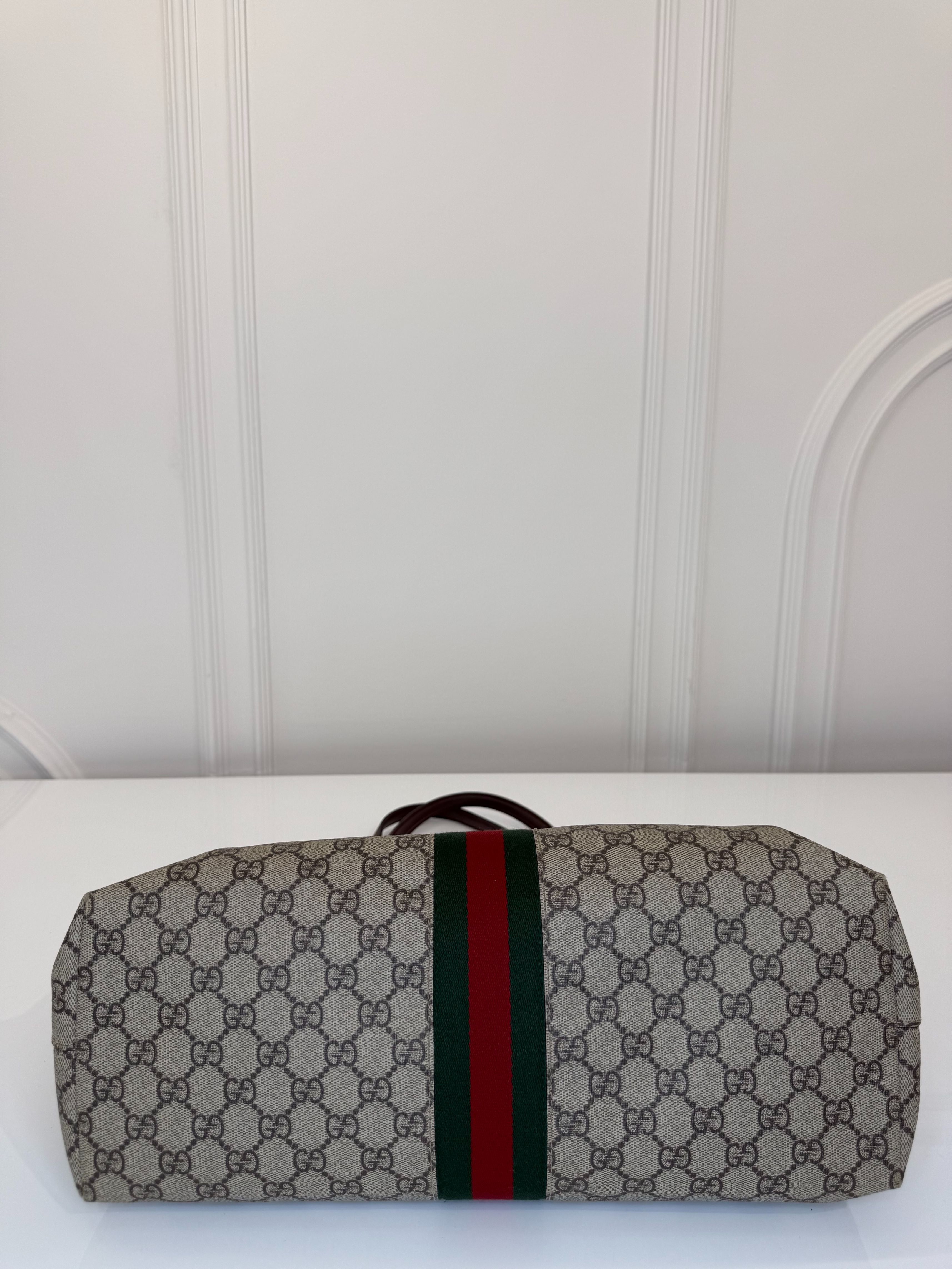 Gucci Ophidia GG Supreme Canvas Large Tote Bag