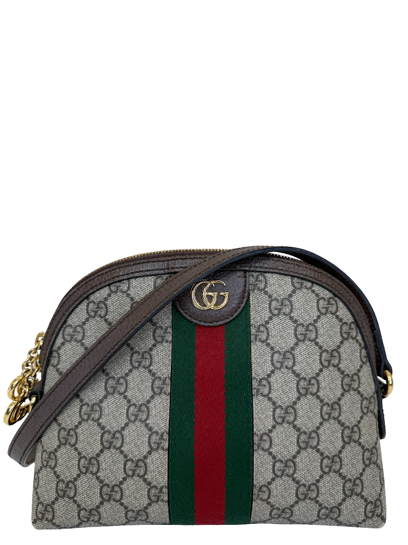 Gucci GG Supreme Ophidia Small Rounded Top Crossbody Bag