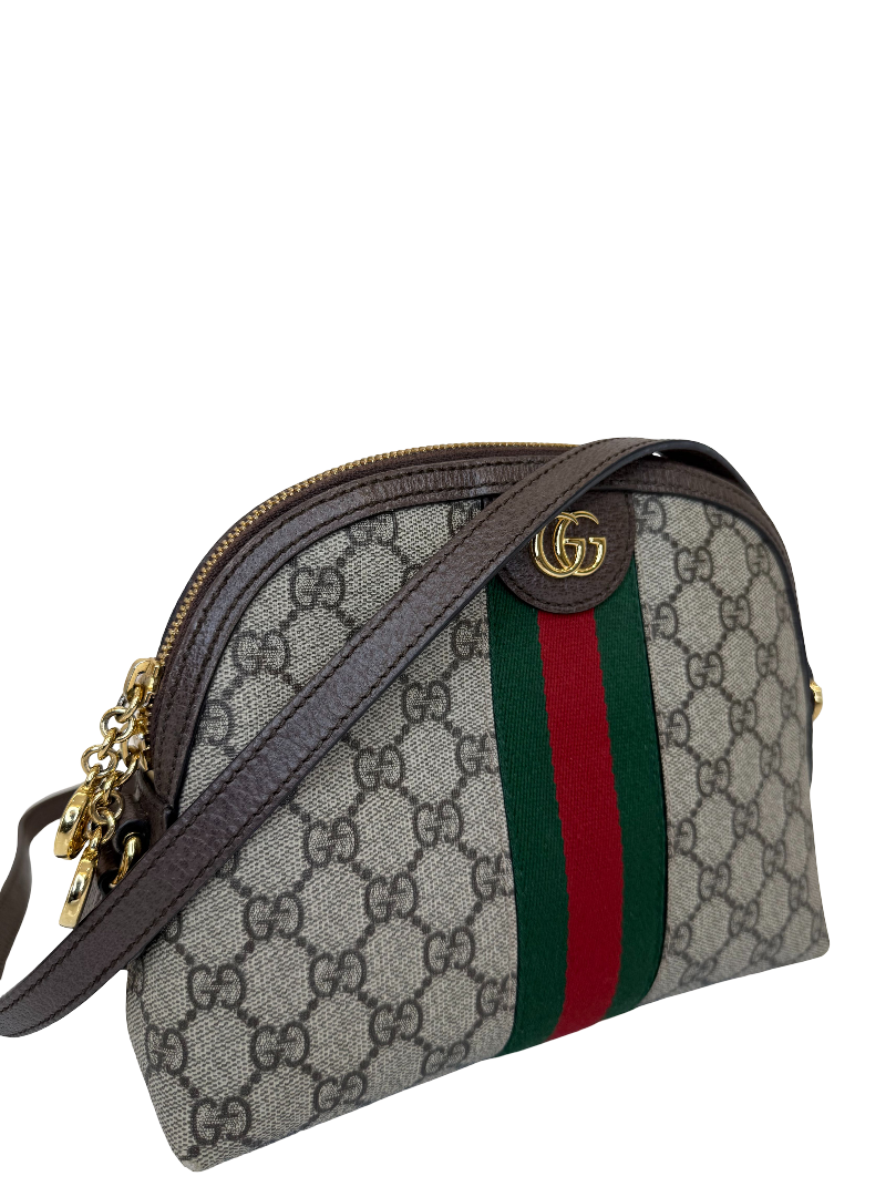 Gucci GG Supreme Ophidia Small Rounded Top Crossbody Bag