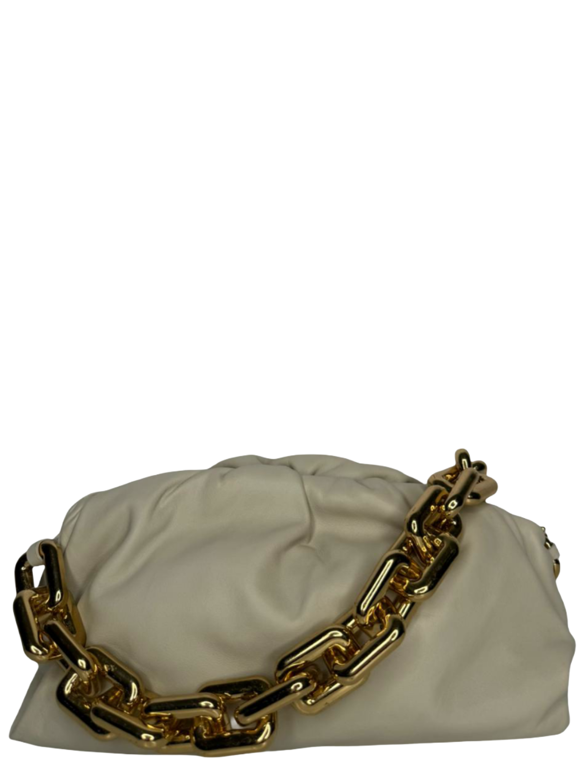 Bottega Veneta Ivory The Chain Pouch Leather Bag