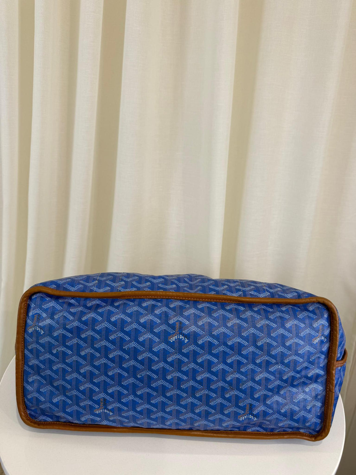 Goyard Saint Louis GM Sky Blue Goyardine Canvas