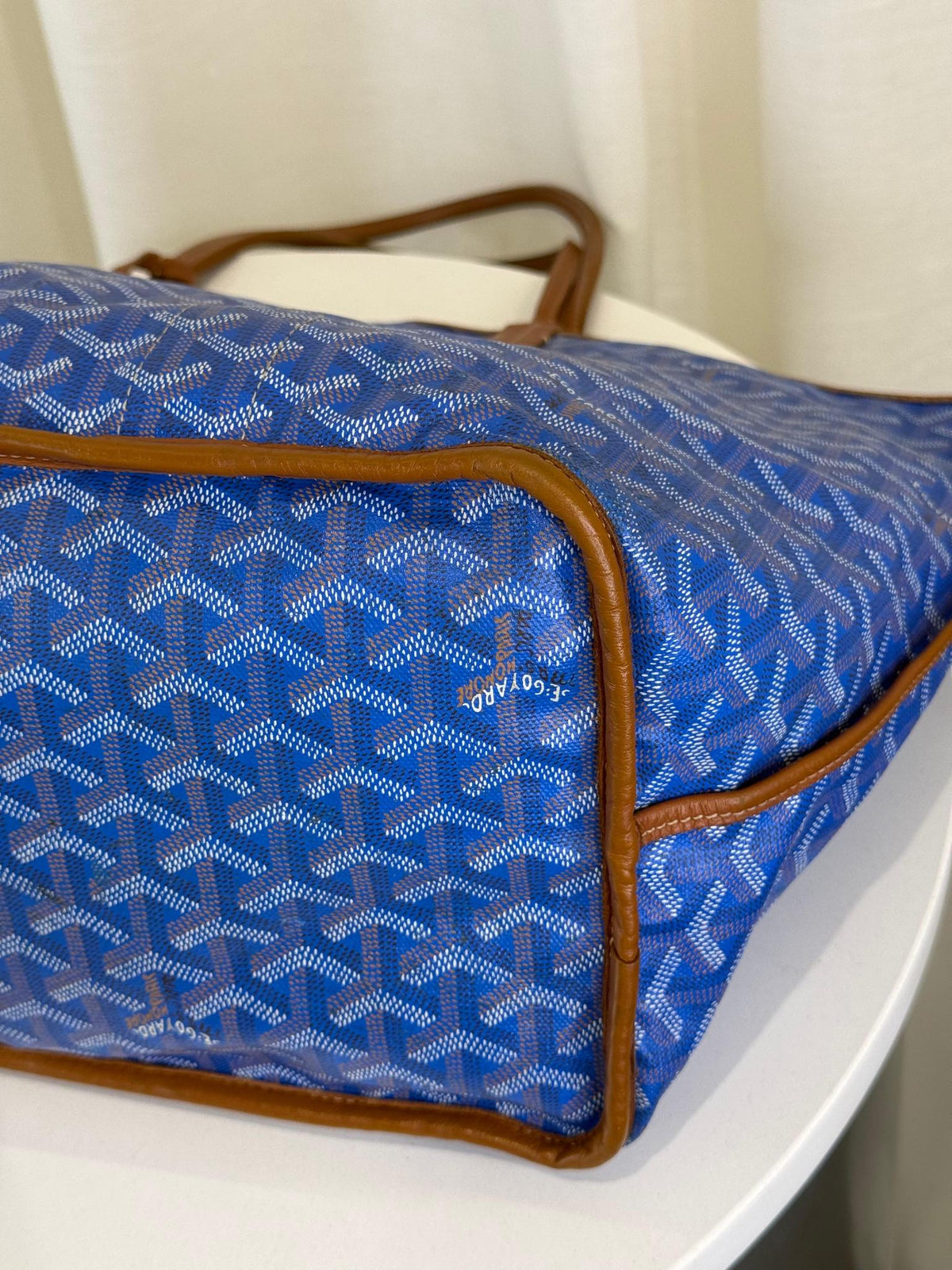Goyard Saint Louis GM Sky Blue Goyardine Canvas