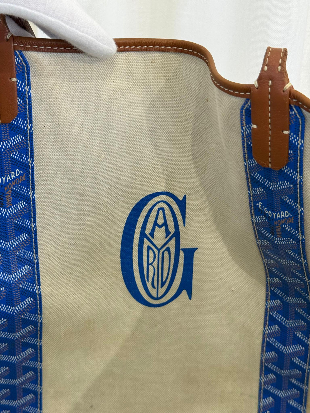 Goyard Saint Louis GM Sky Blue Goyardine Canvas