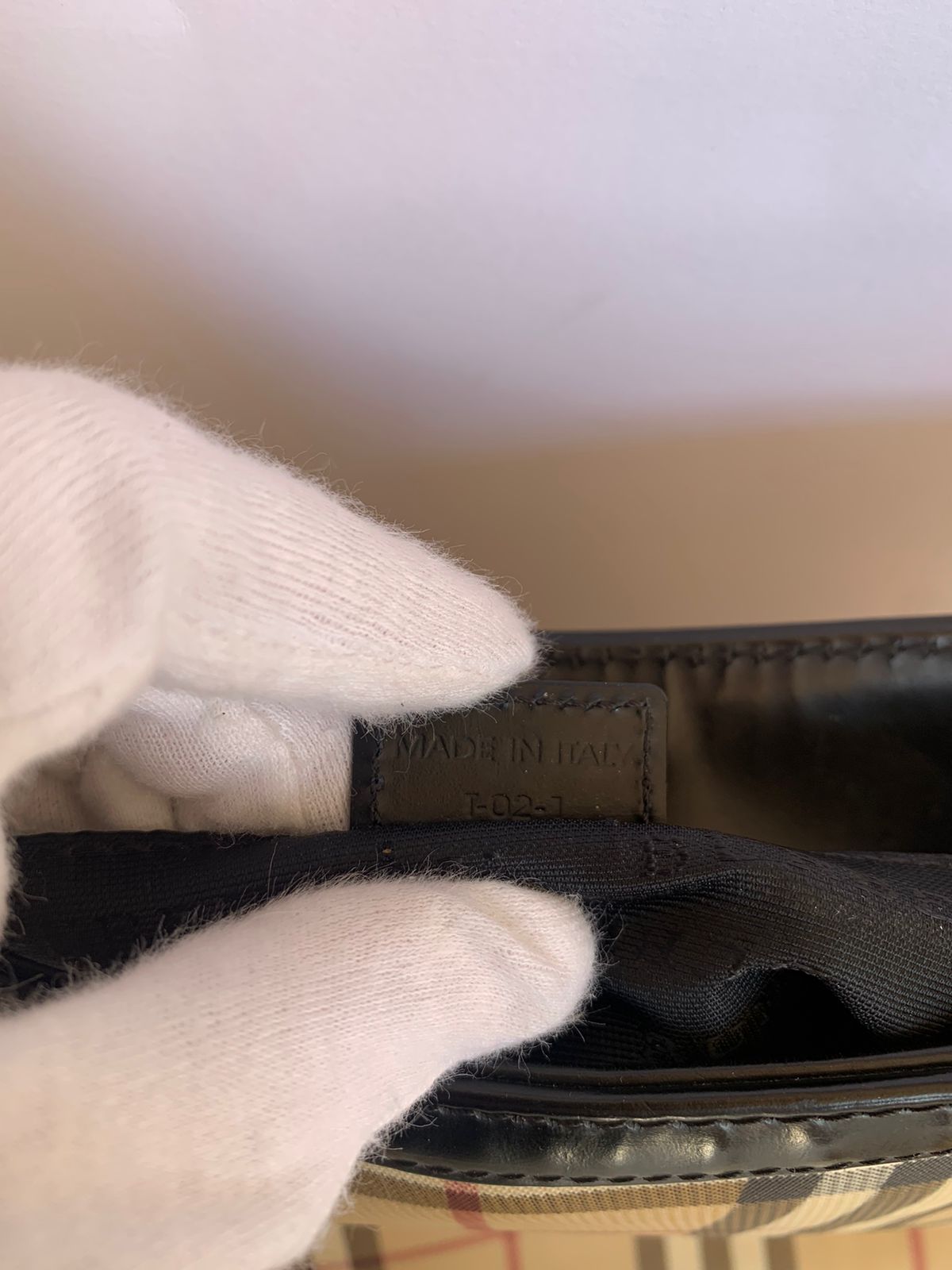 Burberry Beige Nova Check Canvas Shoulder Bag