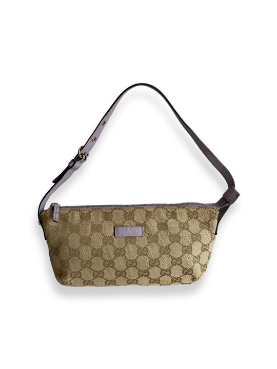 Gucci Monogram Pretty Boat Lilac Pochette