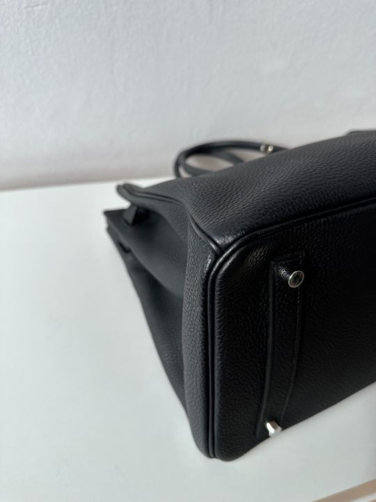 Hermès Birkin 35 Black Togo Palladium Hardware - Vilma's Vault