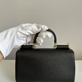 ショルダーバッグ・ポシェット Dolce & Gabbana Sicily' Small Black Leather Bag Sicily Small leather shoulder bag in black - Dolce Gabbana