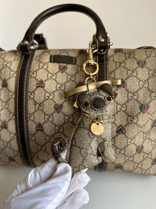 Gucci White Medium Joy Boston Bag White Coated Canvas With 